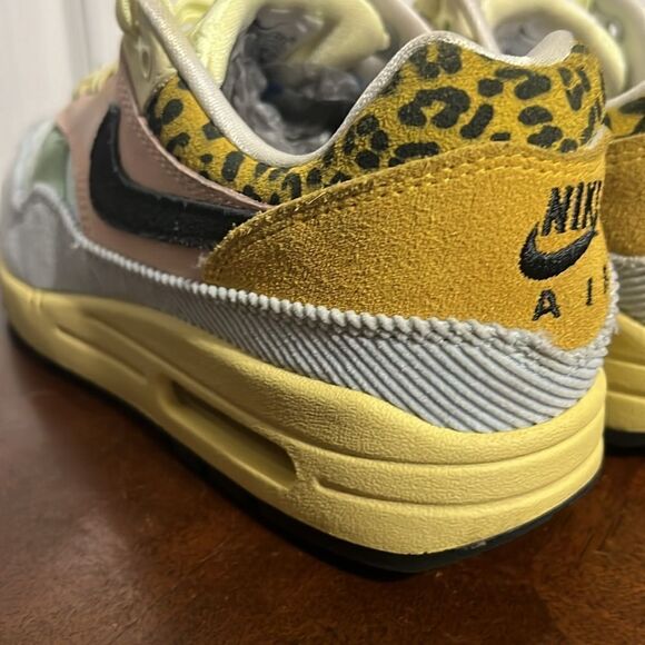 🔥🔥 NIKE Air Max 1 'Spring Mix' Size 8 Teal Tint / Lemon Wash Running Sneakers - Picture 11 of 16